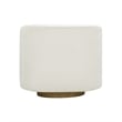 Presley Cream Velvet Swivel Accent Chair