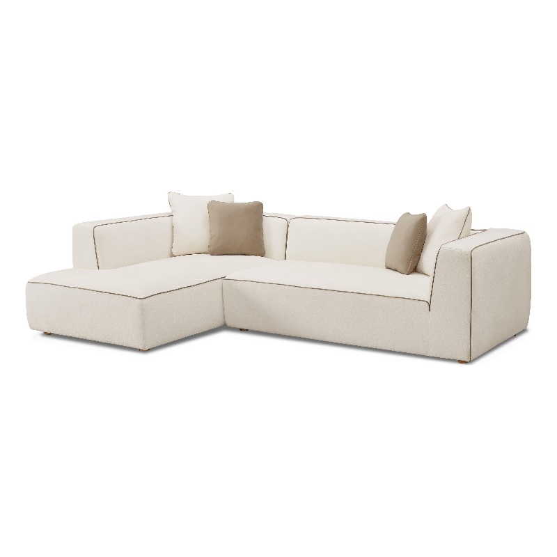 Tristine Cream Linen LAF Sectional