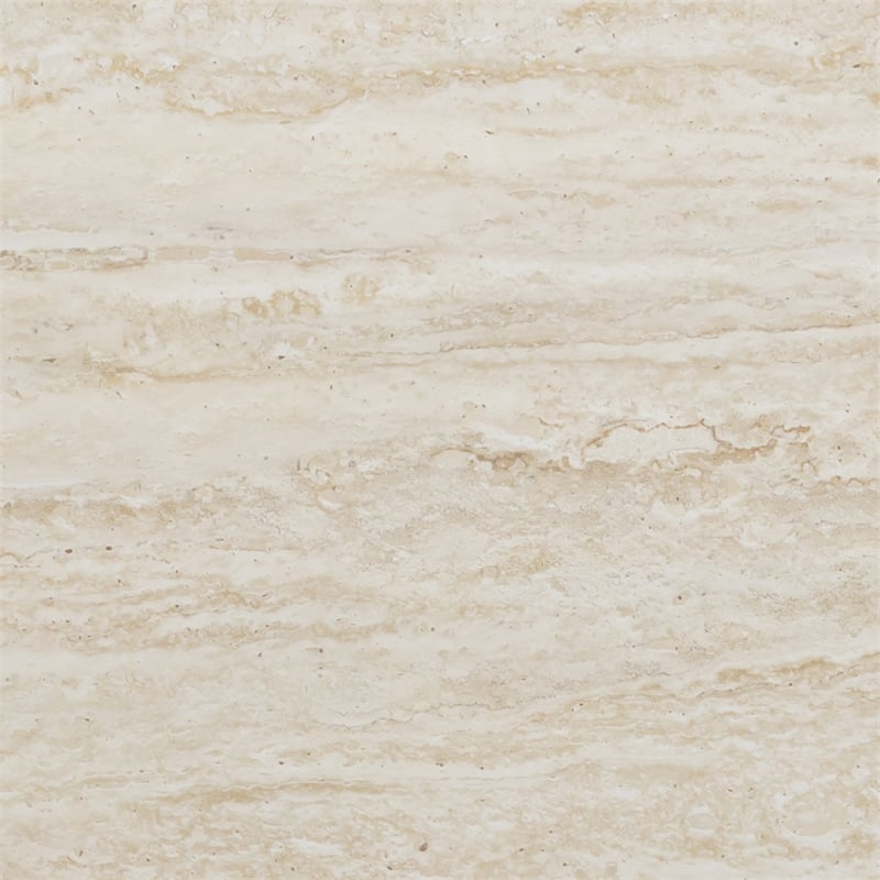 Clementine Faux Travertine Console Table
