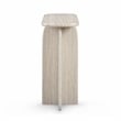 Clementine Faux Travertine Console Table