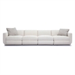 Perry Cream Chenille Modular Long Sofa