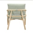 Dixie Mint Green Chenille Velvet Accent Chair