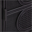 Tina Black Rattan Nightstand