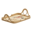 Corey Floral Bamboo Tray