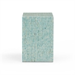 Derry Blue Capiz Shell Nightstand
