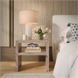 Derry Lavender Capiz Shell Nightstand