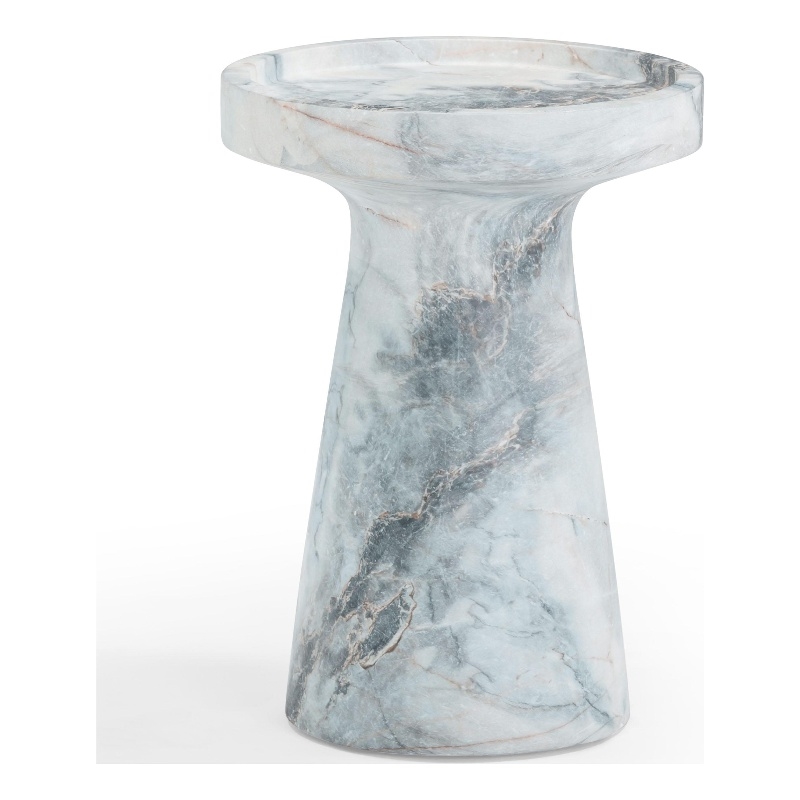 Zara Aegean Marble Indoor / Outdoor Side Table