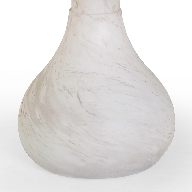 Smooch White Marble Print Indoor / Outdoor 47