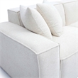 Mindy Cream Chenille Basketweave Modular Sofa