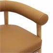 Spara Cognac Vegan Leather Counter Stool