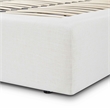 Meena Cream Upcycled Linen Storage King Bed