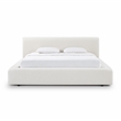Meena Cream Upcycled Linen Storage King Bed