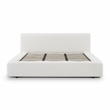 Meena Cream Upcycled Linen Storage King Bed
