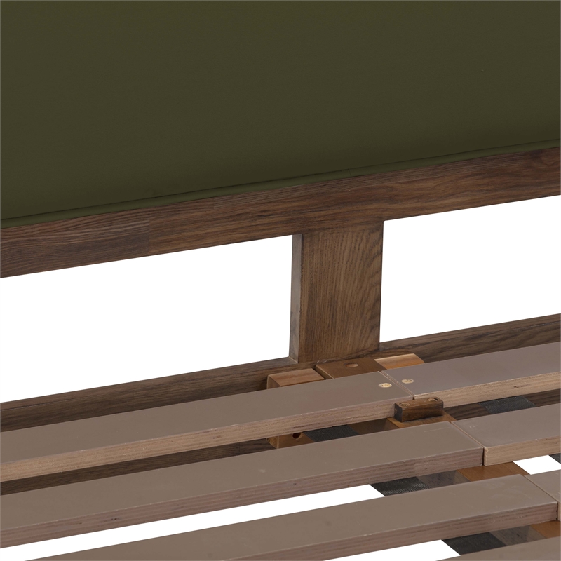 Hella Forest Green Velvet King Bed