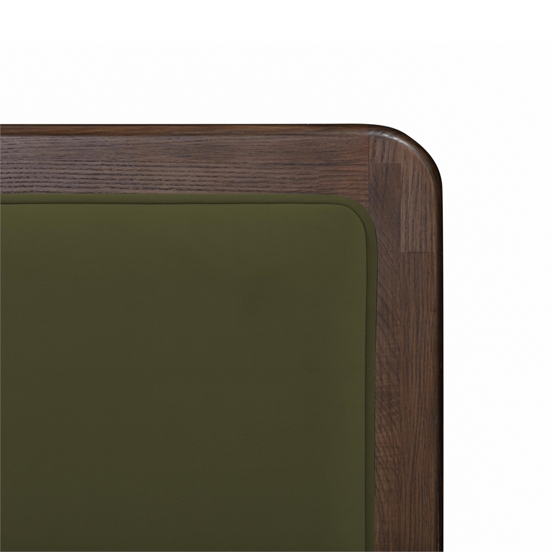 Hella Forest Green Velvet King Bed