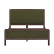 Hella Forest Green Velvet Queen Bed