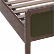 Hella Forest Green Velvet Queen Bed