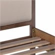 Hella Taupe Velvet King Bed