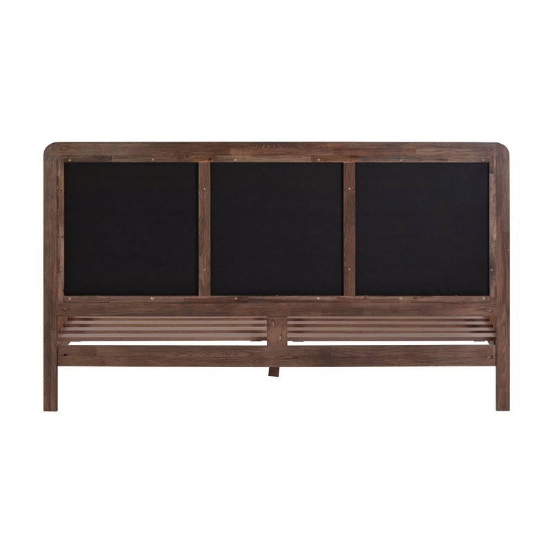 Hella Taupe Velvet King Bed