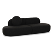 Broohah Black Boucle Sofa