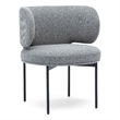 Maureen Speckled Grey Performance Boucle Dining Chair