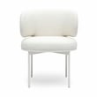 Maureen Cream Performance Upcycled Linen Dining Chair