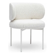 Maureen Cream Performance Upcycled Linen Dining Chair