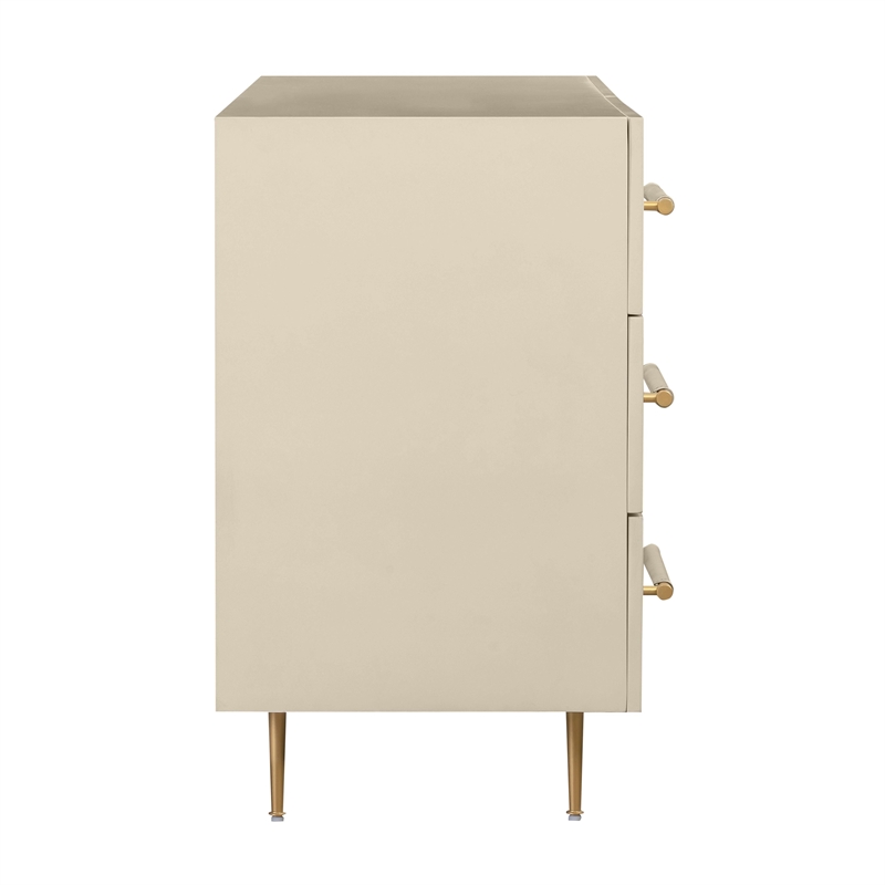 Trident Taupe 6-Drawer Dresser