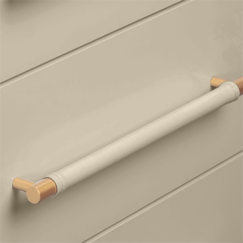 Trident Taupe 6-Drawer Dresser