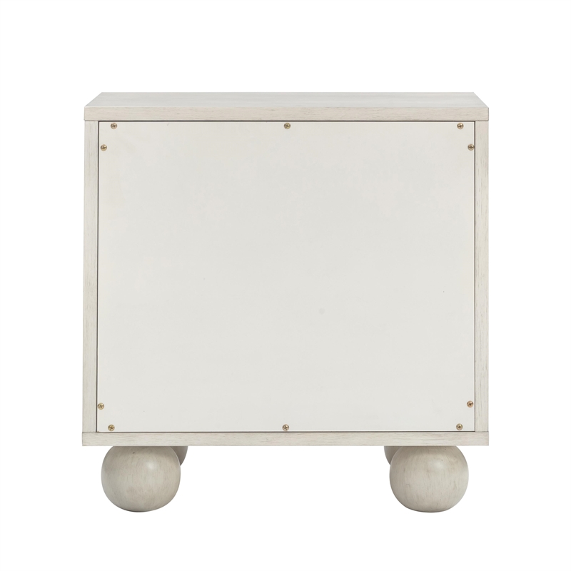 Grappa Whitewashed Nightstand