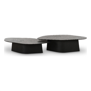 Roche Black Ash Nesting Coffee Table Set