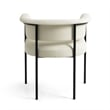 Taylor Cream Performance Vegan Leather Dining Chair