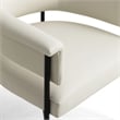 Taylor Cream Performance Vegan Leather Dining Chair