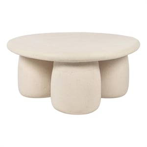 Rahul Cream Round Coffee Table