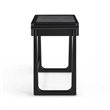 Alfalfa Black 2 Drawer Desk