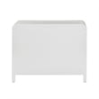 Patty White Rattan 2 Drawer Nightstand