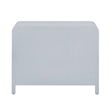Patty Pastel Blue Rattan 2 Drawer Nightstand