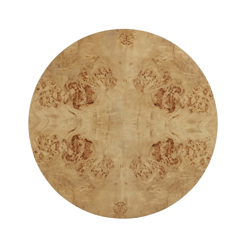 Fig Natural Burl Drum Coffee Table