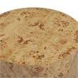 Fig Natural Burl Drum Coffee Table