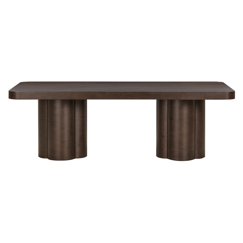 Bambi Dark Brown Ash Dining Table