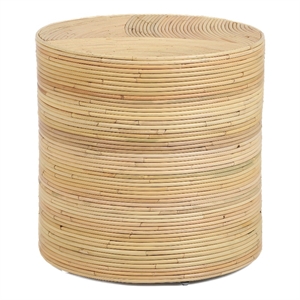 Matea Natural Rattan Arch Side Table