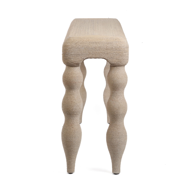 Vicky Natural Rattan Console Table