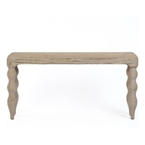 Vicky Natural Rattan Console Table