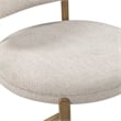 Carnation Cream Performance Fabric Counter Stool