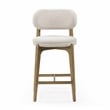 Carnation Cream Performance Fabric Counter Stool