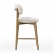 Carnation Cream Performance Fabric Counter Stool