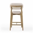 Carnation Cream Performance Fabric Counter Stool