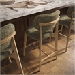 Carnation Green Performance Fabric Counter Stool
