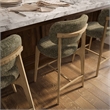 Carnation Green Performance Fabric Counter Stool