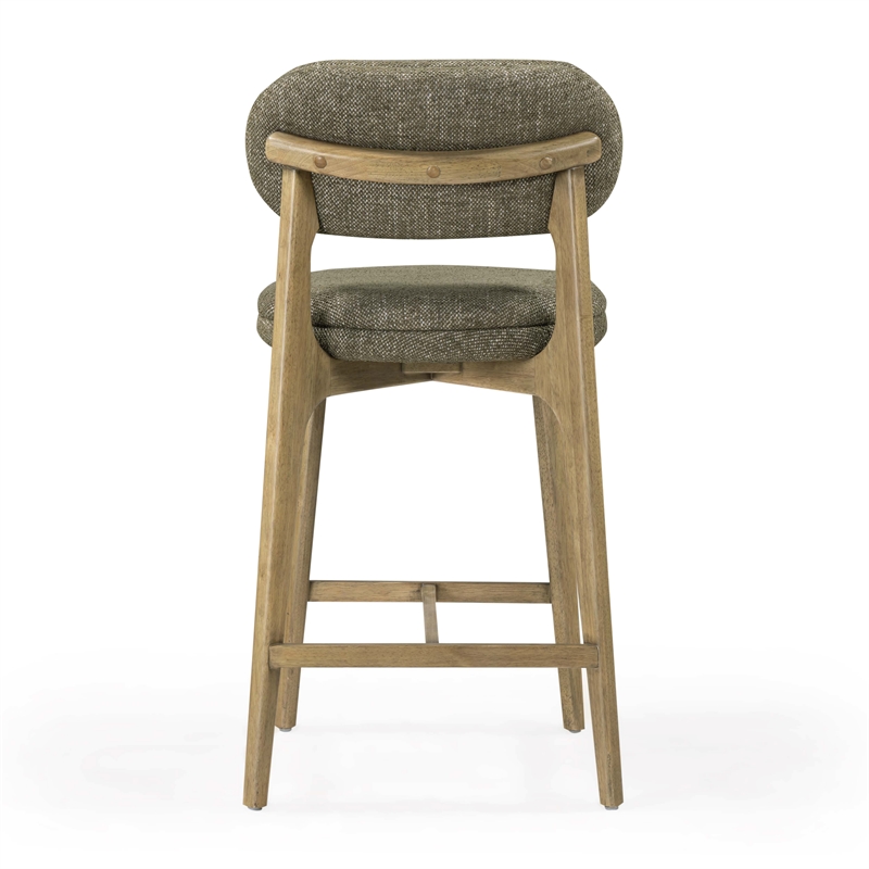 Carnation Green Performance Fabric Counter Stool